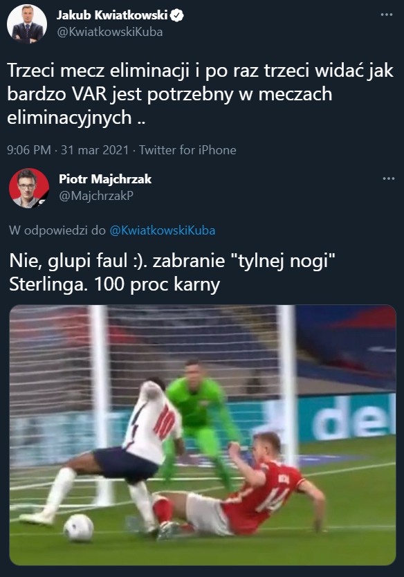 TWEET rzecznika prasowego PZPN po karnym dla Anglii! :D